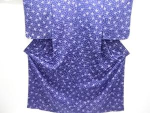 花模様小紋着物